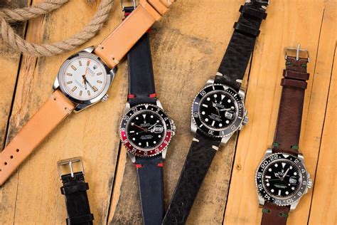 leather strap for rolex|best leather straps for Rolex.